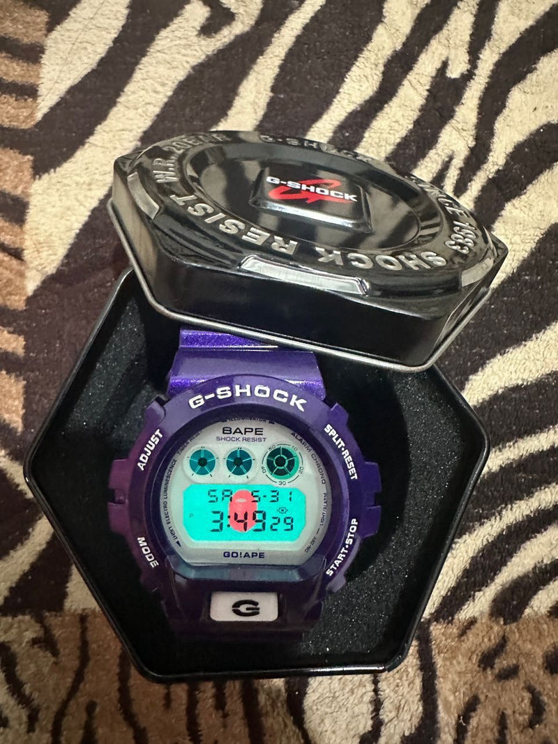 Bape Shock Modern Wristwatch for Men and Women Stylish Everyday Fashion Accessory front view